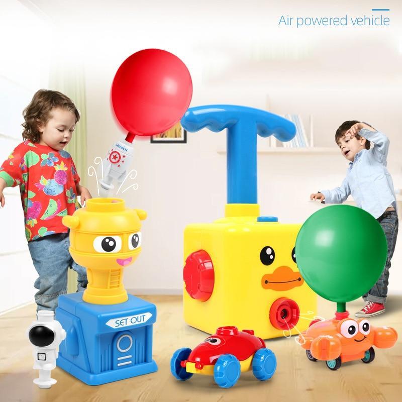 balloon launcher toy car