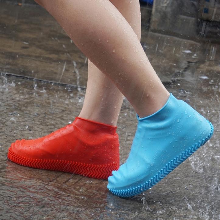 Waterproof Impermeable Soft Silicone Overshoes Washable YOMETOME Shoe Covers Reusable Durable 